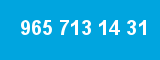 965 713 14 31 965 713 14 31